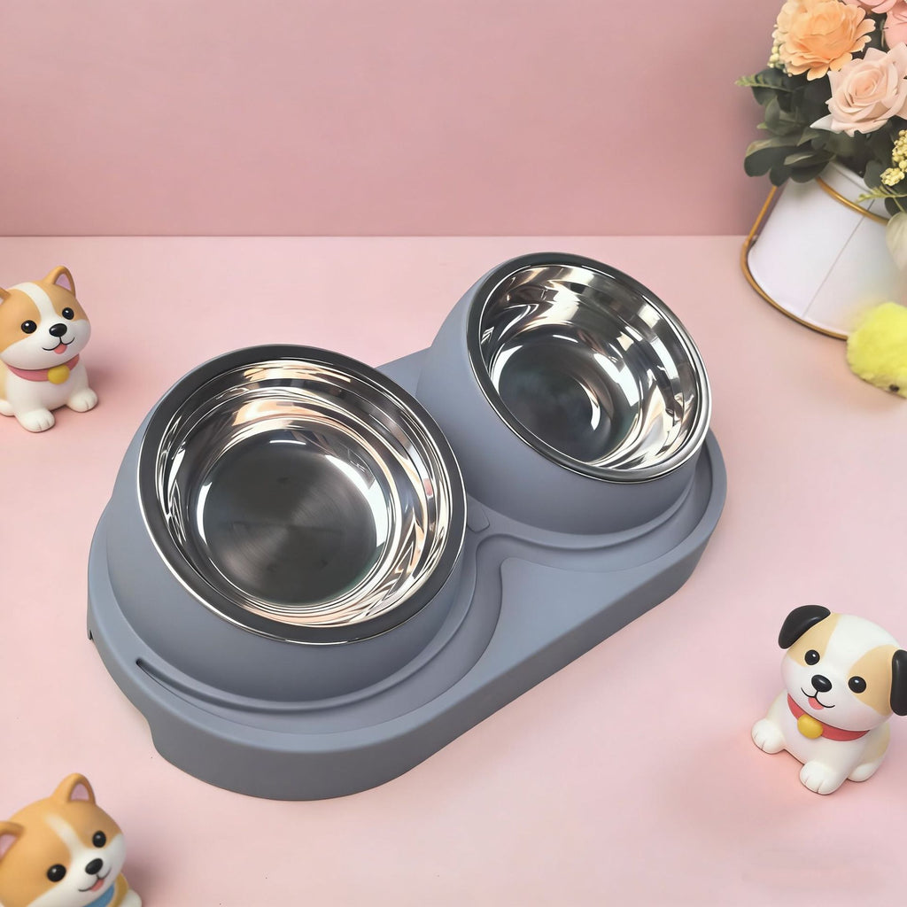 Stainless Steel Cat and Dog Food Bowl