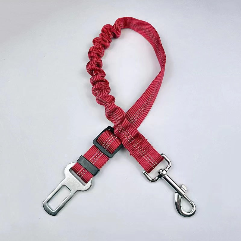 Reflective Telescopic Dog Leash with Car Safety Belt
