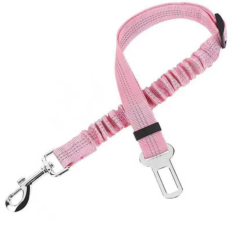Reflective Telescopic Dog Leash with Car Safety Belt