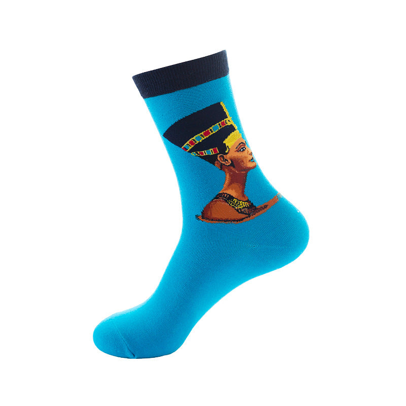Calcetines de mezcla de algodón a media pantorrilla