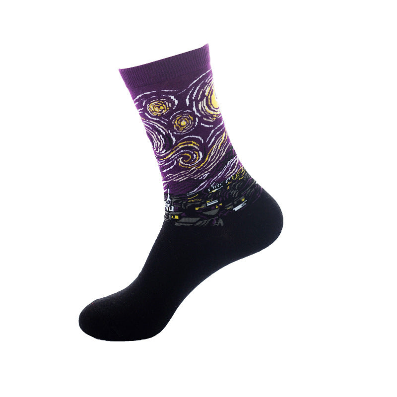 Calcetines de mezcla de algodón a media pantorrilla