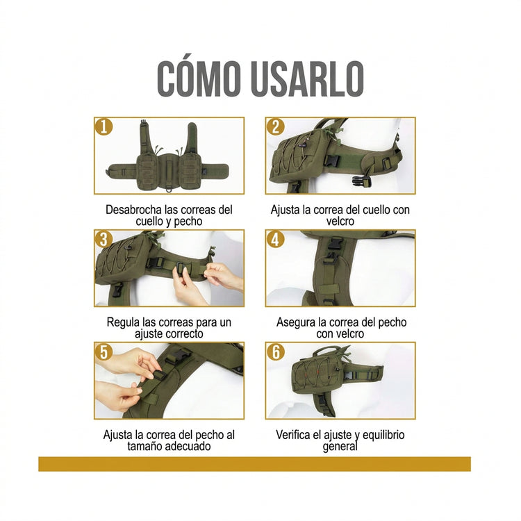 Arnés Táctico para Perro