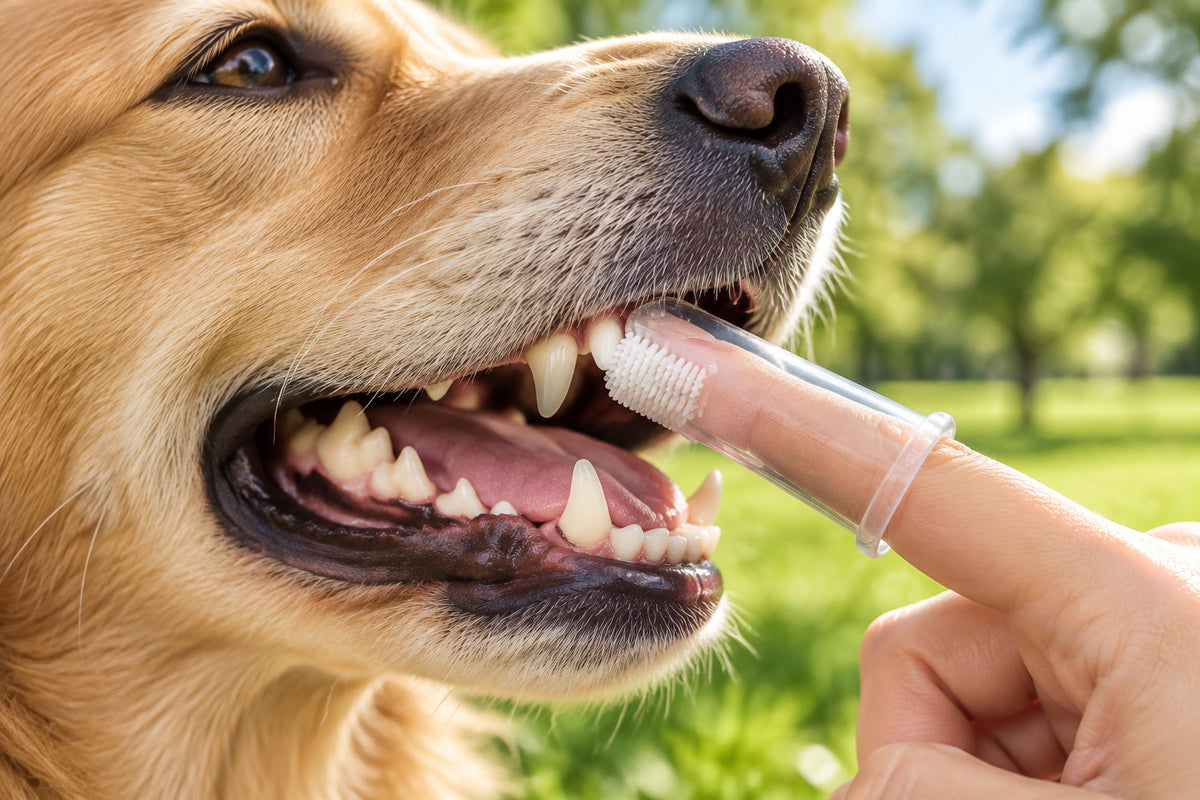 cepillo de dientes silicona para mascotas