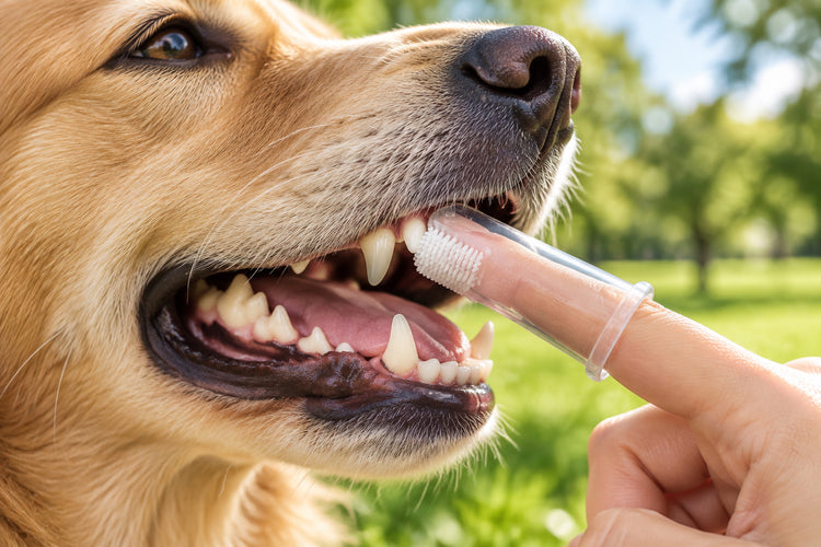 cepillo de dientes silicona para mascotas