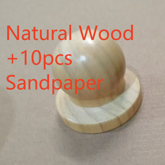 Solid wood dog paw massager