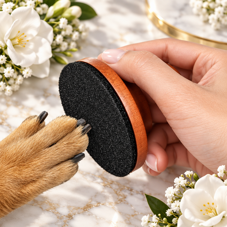 Masajeador de Patas de Perro de Madera