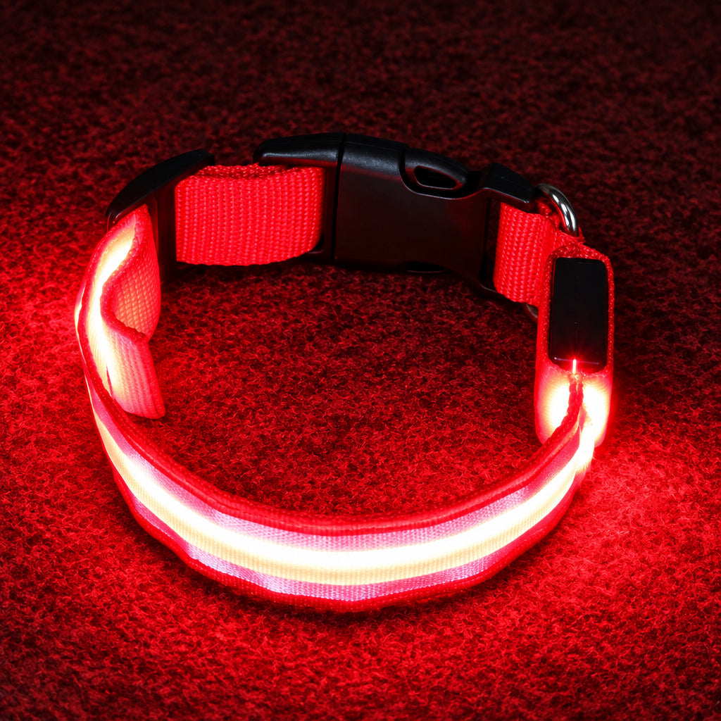 Collar Led rojo