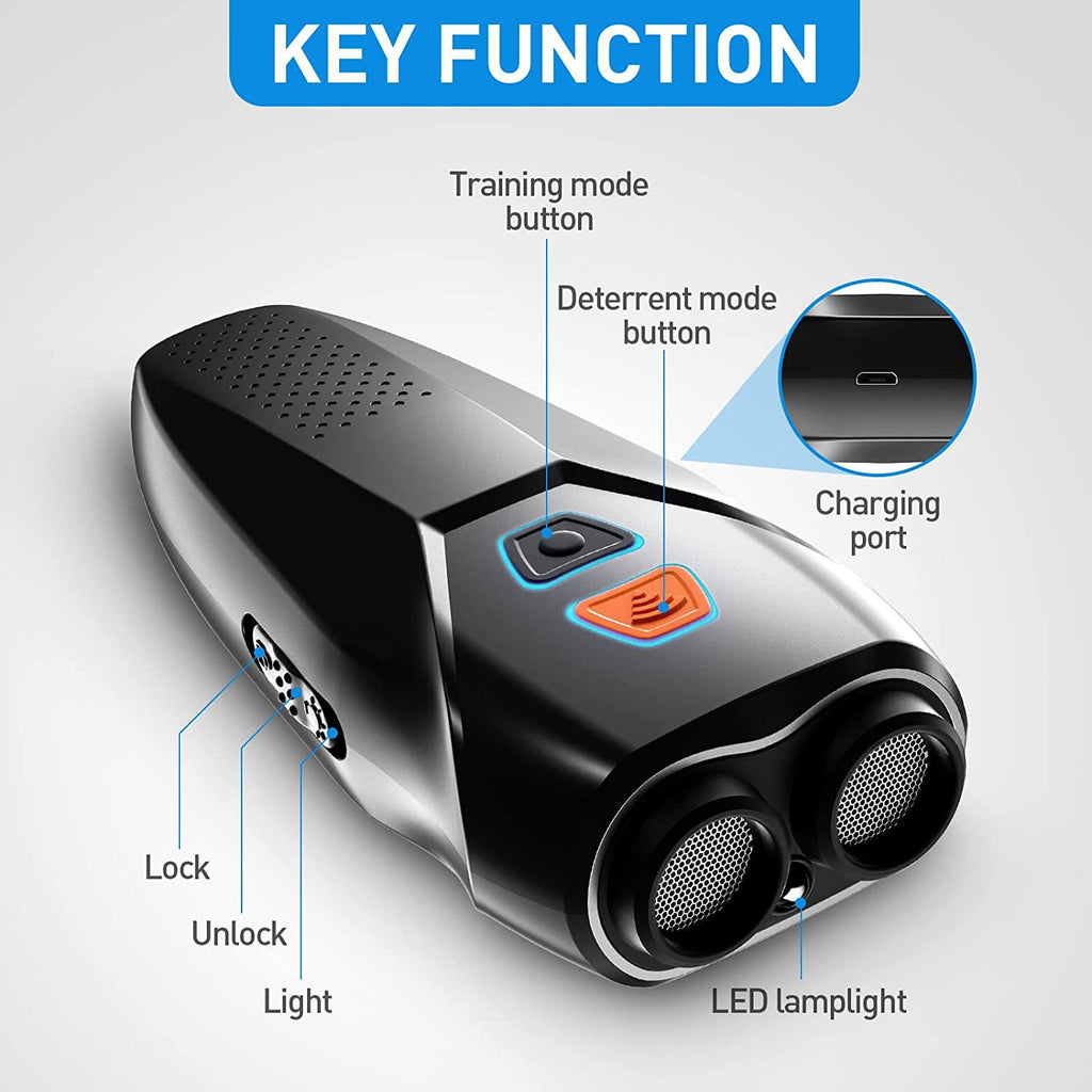 Handheld Ultrasonic Dog Repeller Anti Barking Device