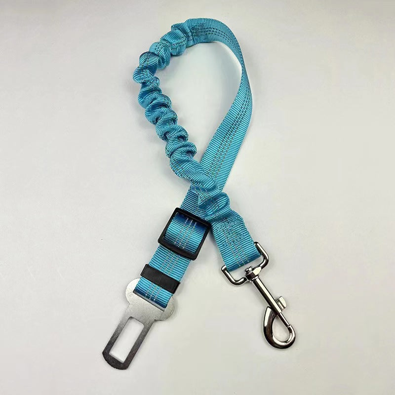 Reflective Telescopic Dog Leash with Car Safety Belt