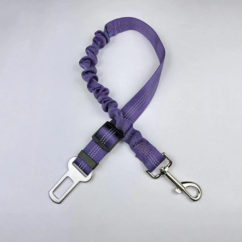 Reflective Telescopic Dog Leash with Car Safety Belt