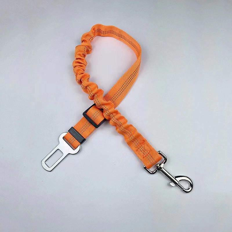 Reflective Telescopic Dog Leash with Car Safety Belt