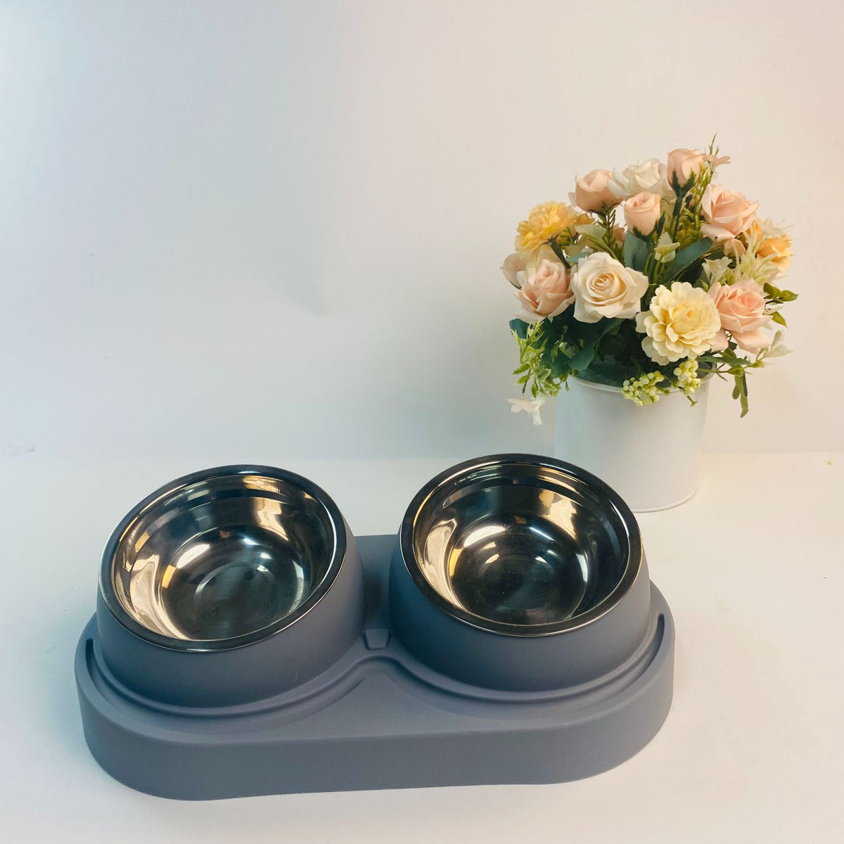 Stainless Steel Cat and Dog Food Bowl