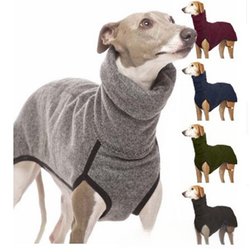 Pet Dog Velvet Solid Color Vest