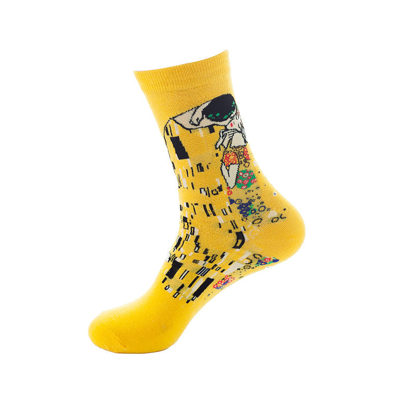 Calcetines de mezcla de algodón a media pantorrilla