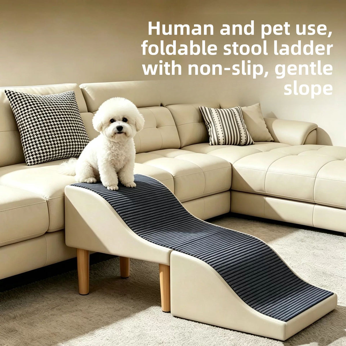 Foldable Pet Stairs Dog Ramp